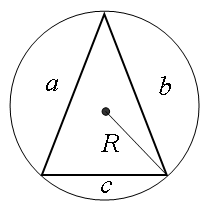 circumscribed circle radius